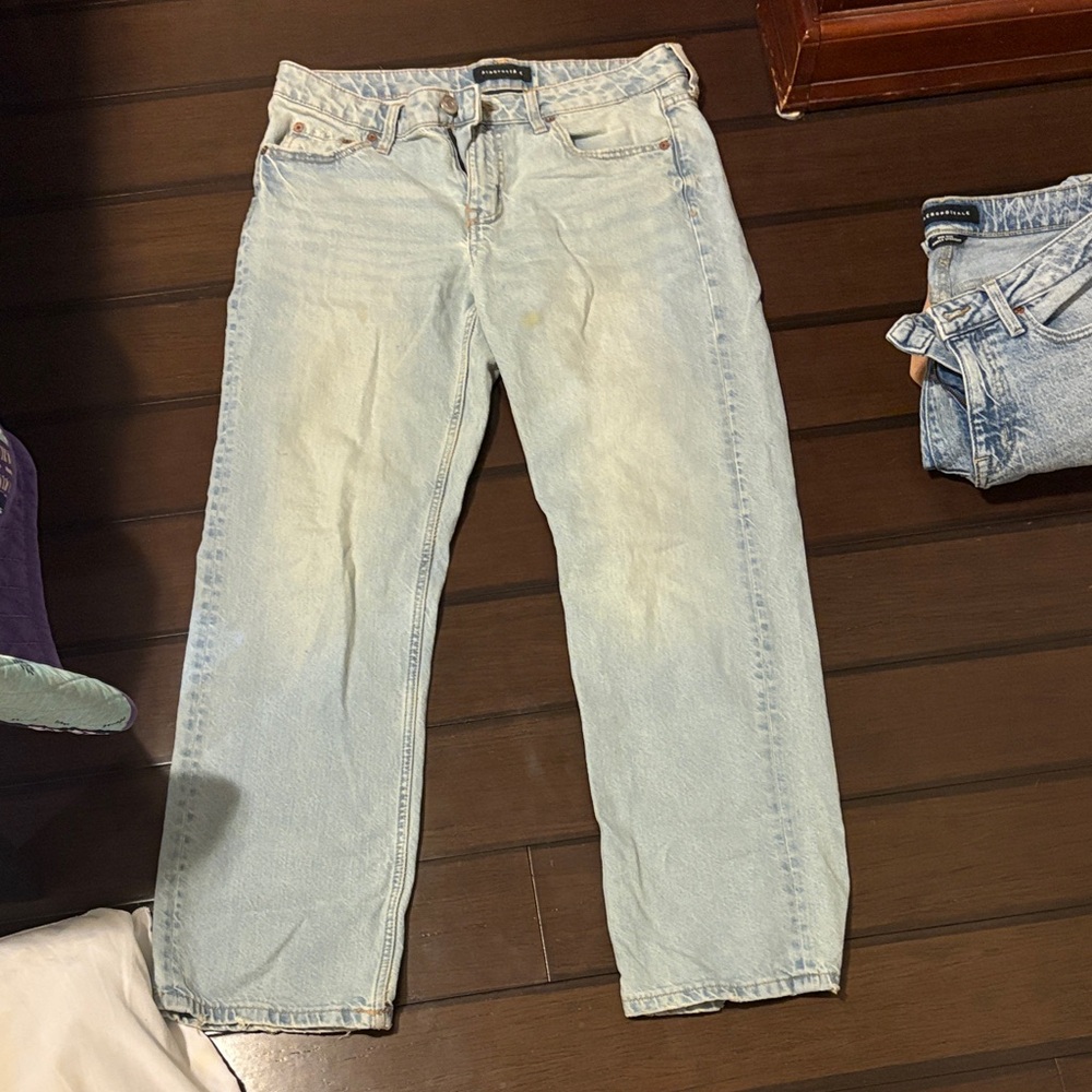 Aeropostale Women’s Light Blue Baggy Jeans